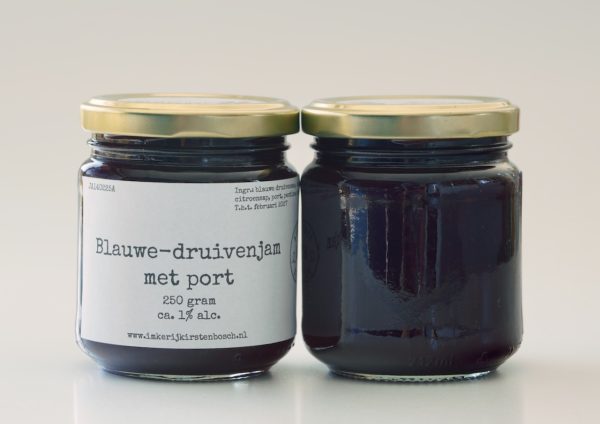 Blauwe-druivenjam met port